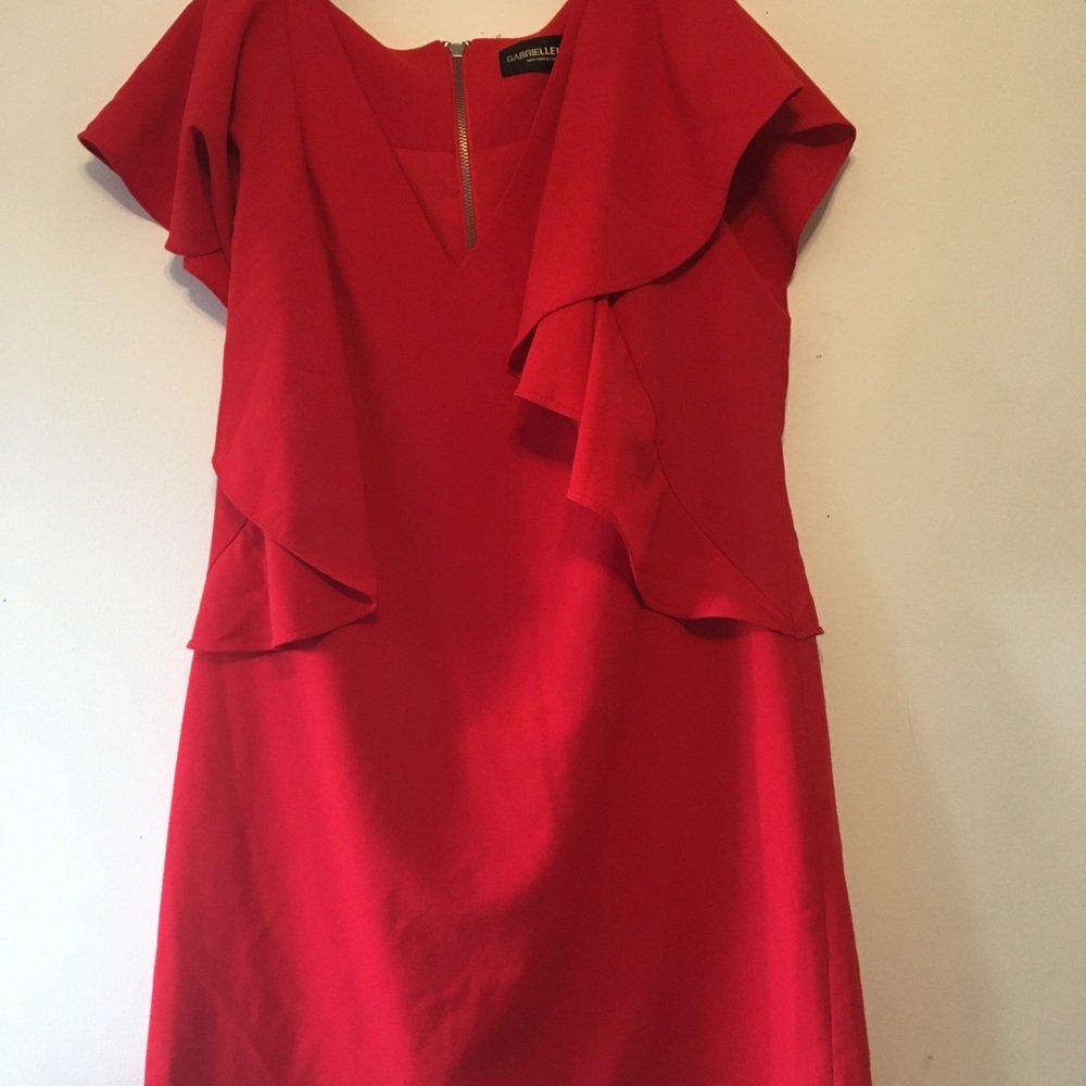Gabriel union New York and company red dress